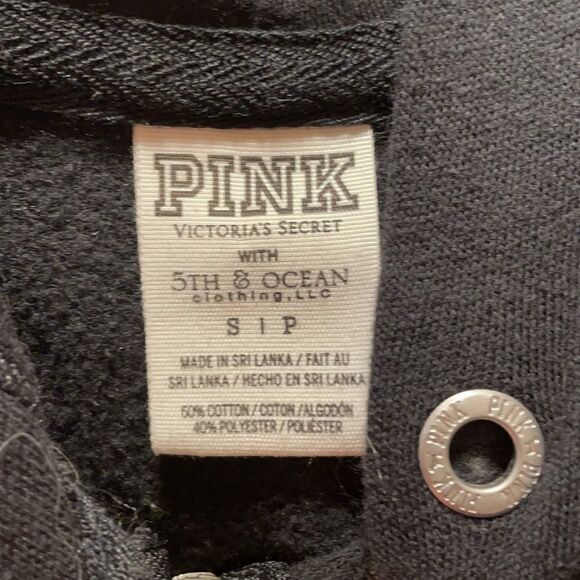 ✨Victoria’s Secret Pink black K-State hoodie - Picture 3 of 7